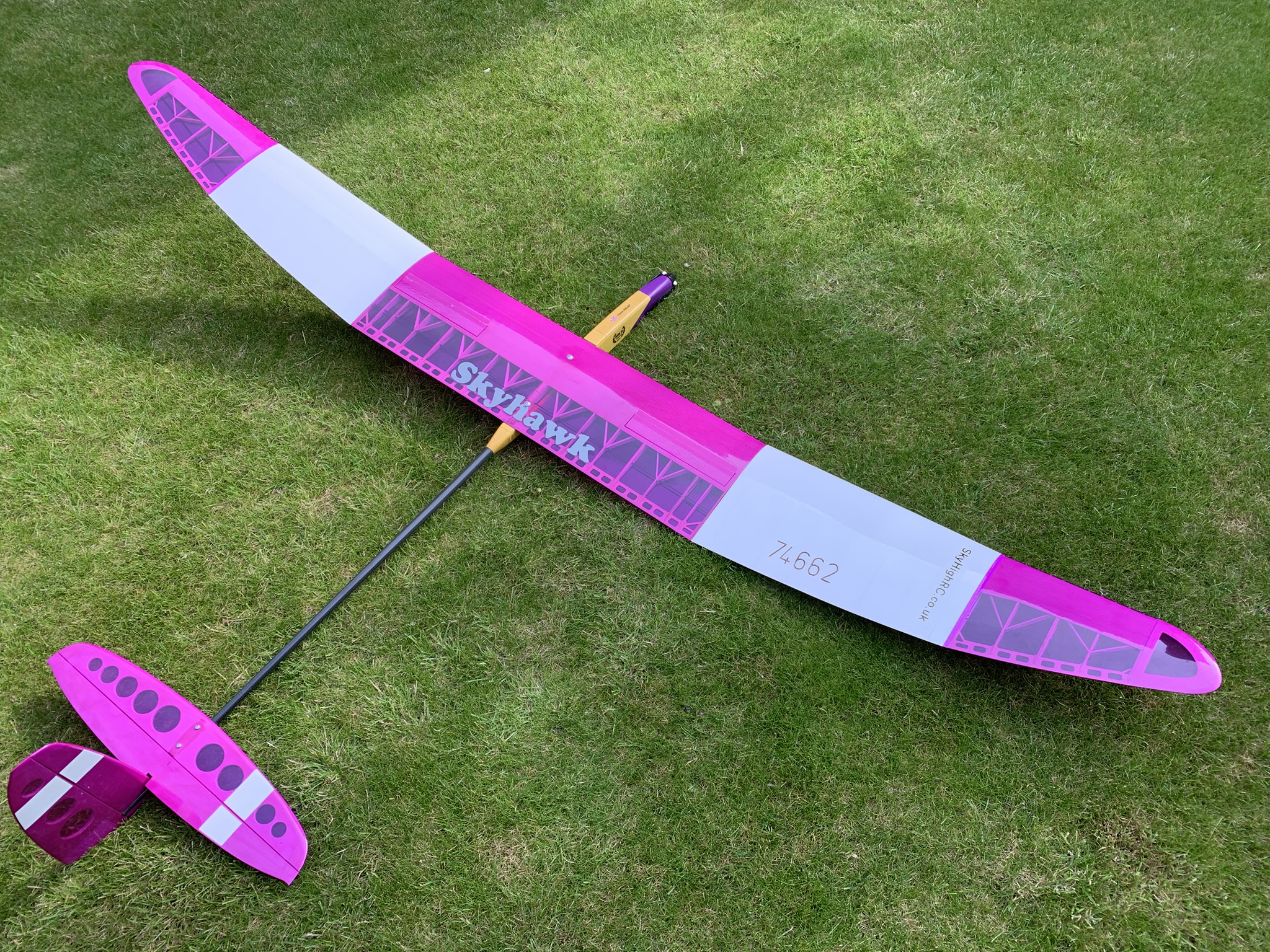 Skyhawk Sport F5L ~ 2m RC Electric RES Glider ~ Laser-cut Full Kit