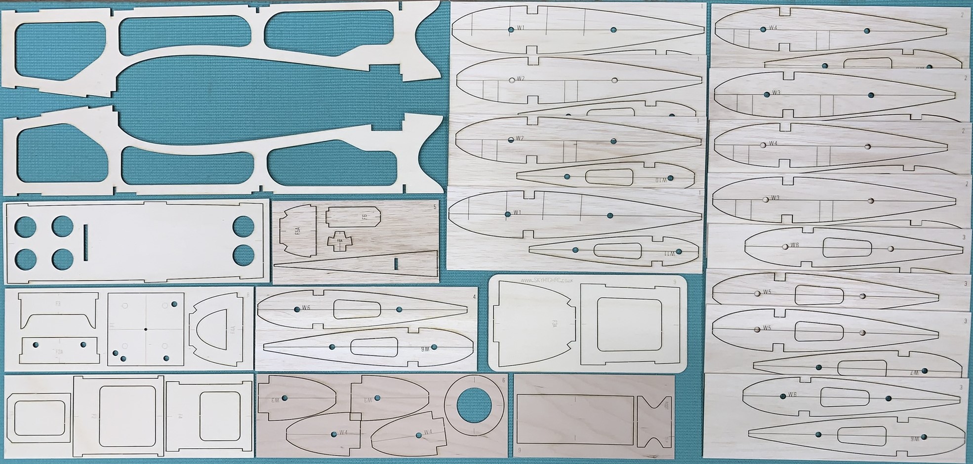 Great Planes Ultra Sport 60 ~ Laser-cut RIB & Former SET