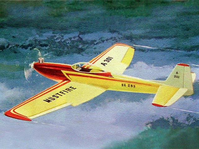Frog Mustfire - Classic 68" RC sports model ~ Laser-cut RIB & PARTS SET