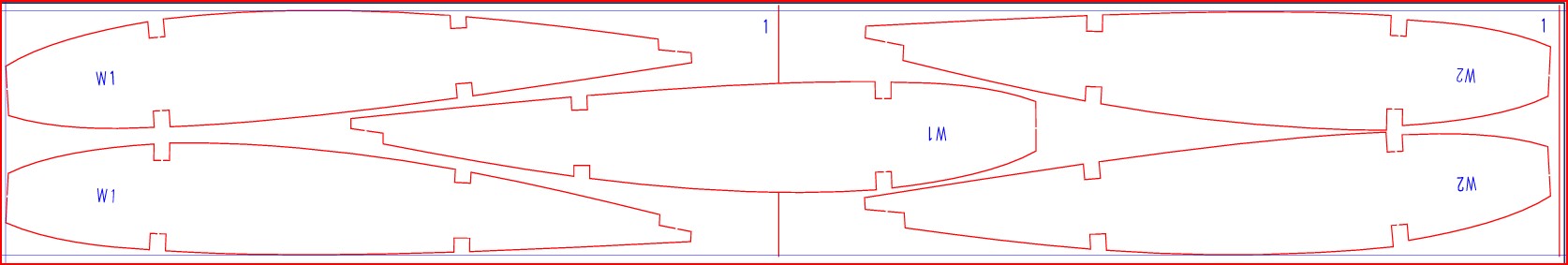 Smog Hog 74" RC Model – Laser-Cut Ribs & Formers Set (Not Full Kit)