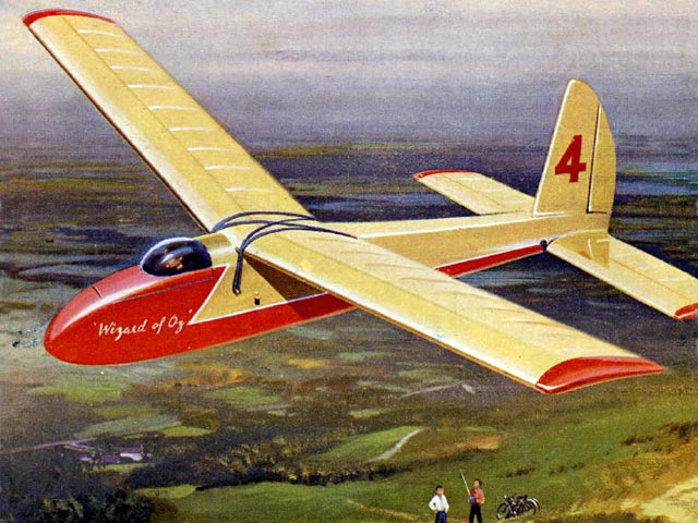 Wizard of Oz  ~ 48" RC Slope Soarer glider ~ Laser-cut Balsa Wing/Tail RIB SET