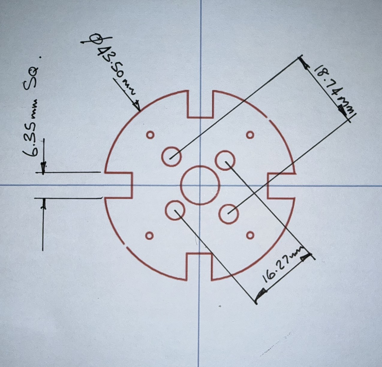 RCP-2 ~ Motor Mounts for Electric Model aircraft - 2x Laser-cut Ply Parts