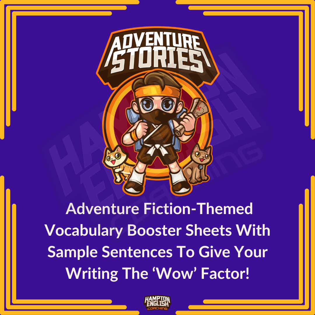 Vocabulary Ninja Booster Sheets: Adventure-Themed Words: One Of A Thorough Set Of FIVE Detailed Genre - Themed Vocabulary Booklets!