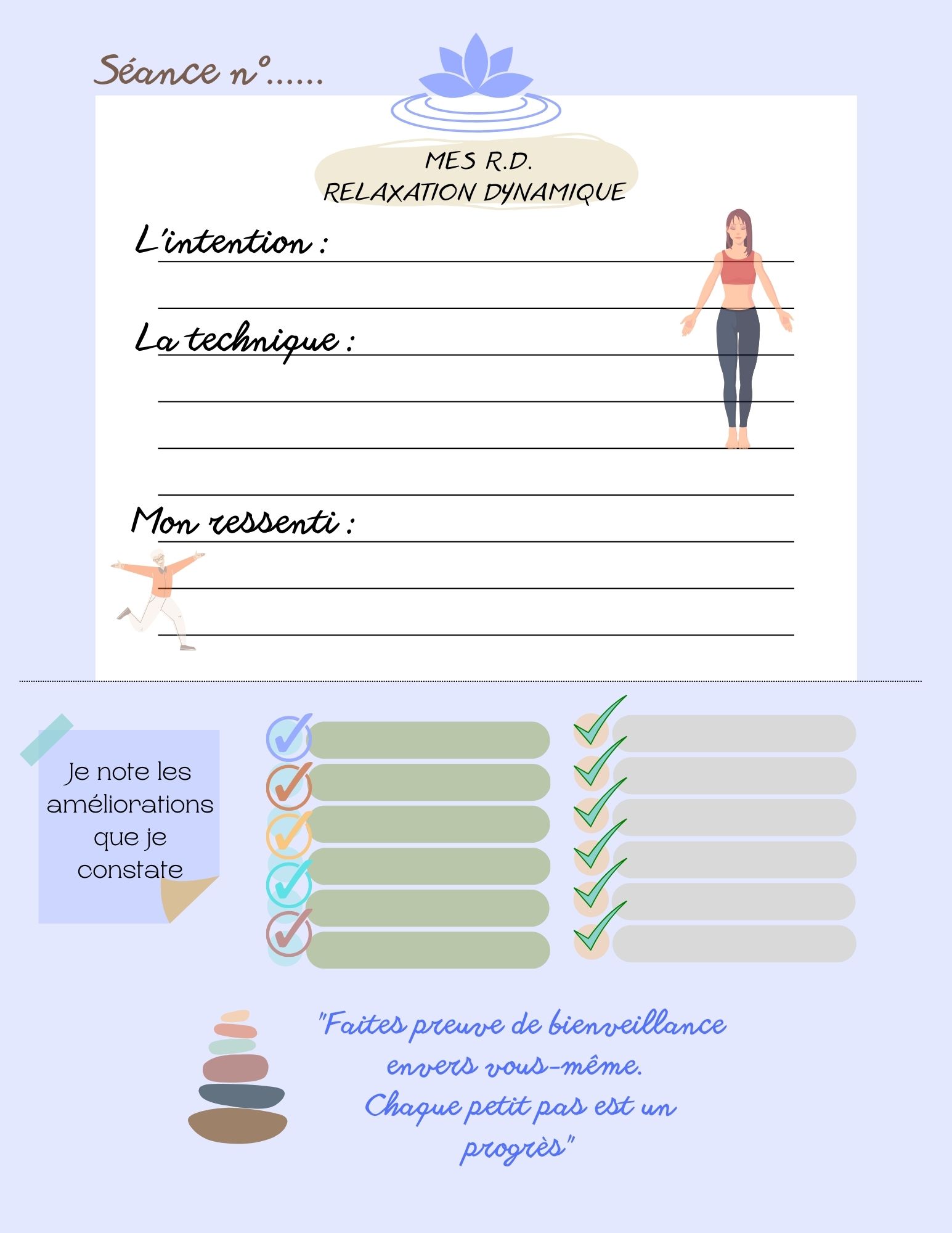 Mon cahier de sophrologie 