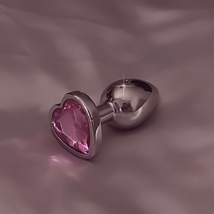 Plug de corazón plata