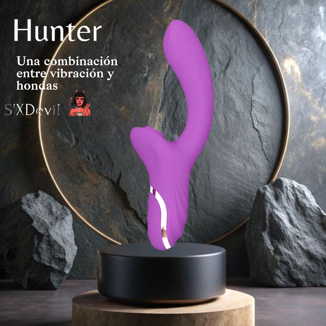 Hunter vibrador con succión de clitoris 