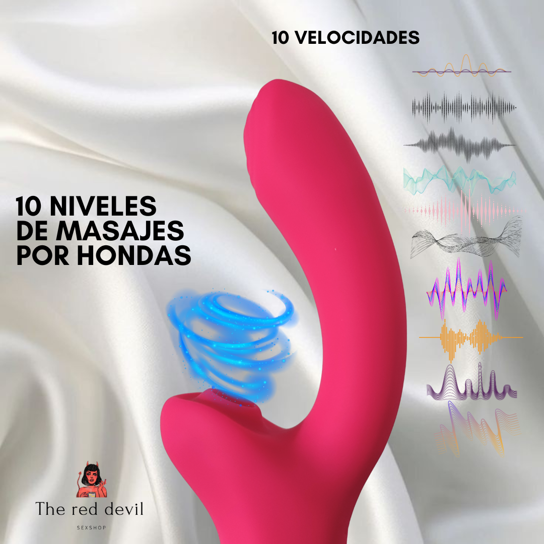 Hunter vibrador con succión de clitoris 