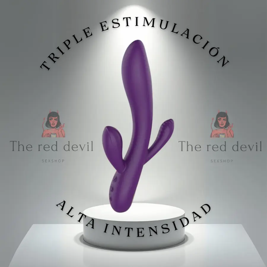 Vibrador triple estimulación 