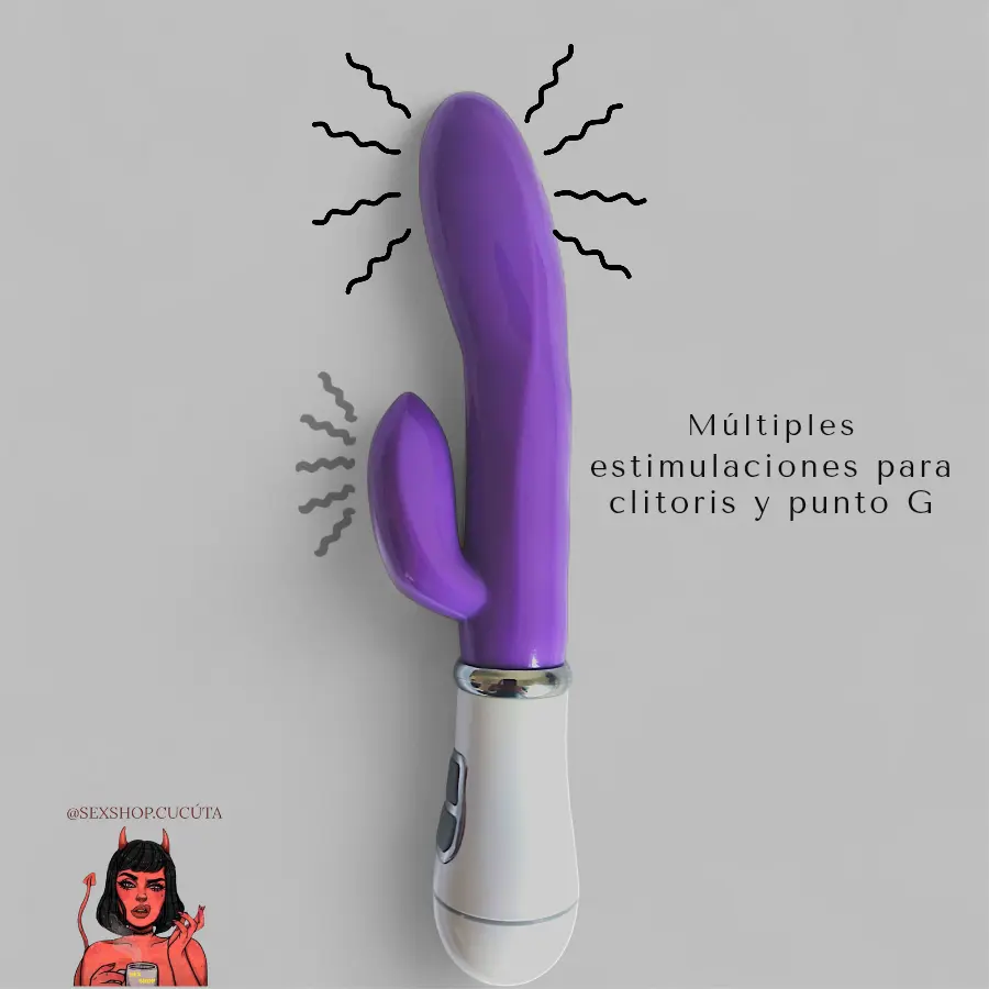 Vibrador dual de pilas