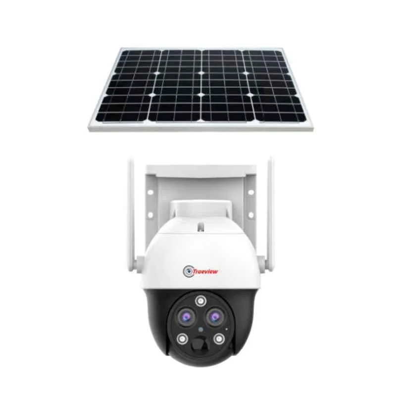 TrueView 3MP Solar Dual Lens 4G Mini Pan-Tilt Camera, T18164
