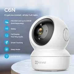 EZVIZ C6N Full HD Indoor Home Camera with Night Vision, 2-Way Audio & MicroSD Card Slot Upto 256GB by Hikvision, CS-TY1 (B0-1G2WF)