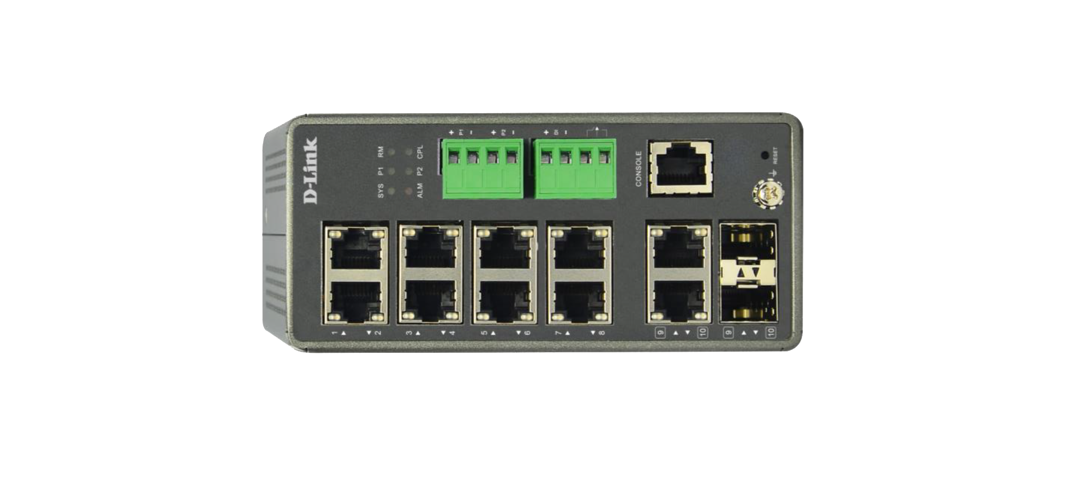8 Port PoE + Gigabit Rugged Switch