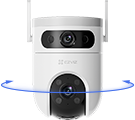 H9c Dual  3K & 3K   Dual-Lens Pan & Tilt Wi-Fi Camera