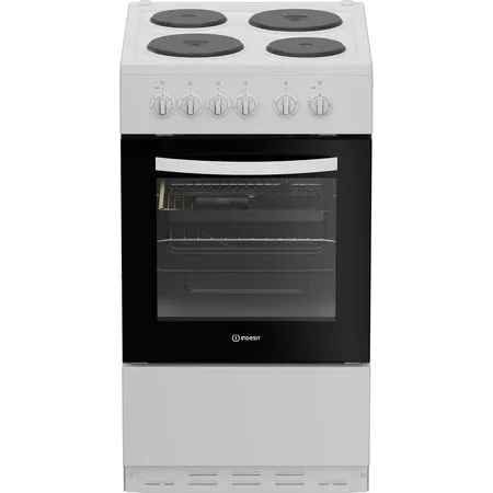 Indesit I5E3KMW 50cm Electric Single Cooker - White