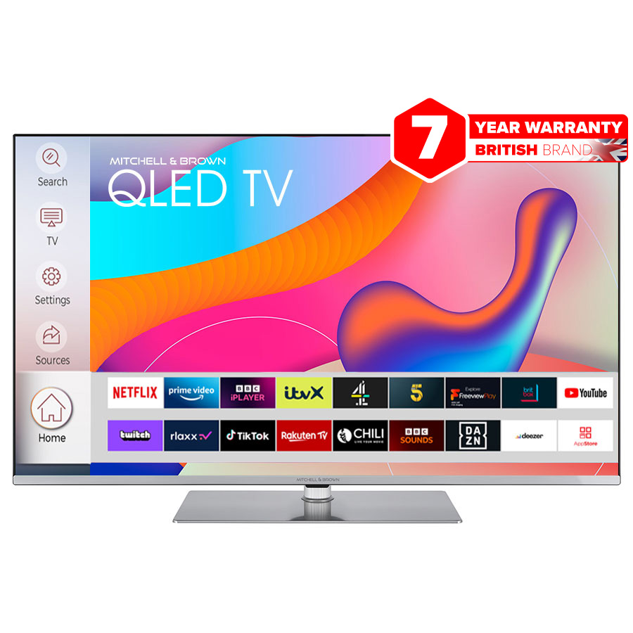 Mitchell and Brown JB-43QLED1811LIN – 43″ QLED 4K Ultra HD Smart TV