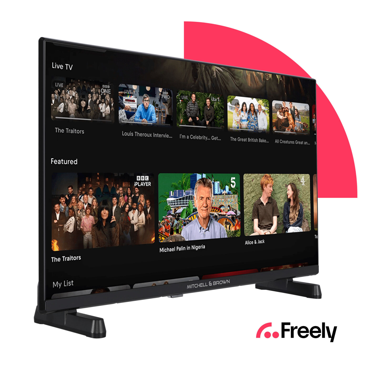 Mitchell and Brown JB-32DU1811 – 32″ HD Ready Smart TV Powered by TiVo