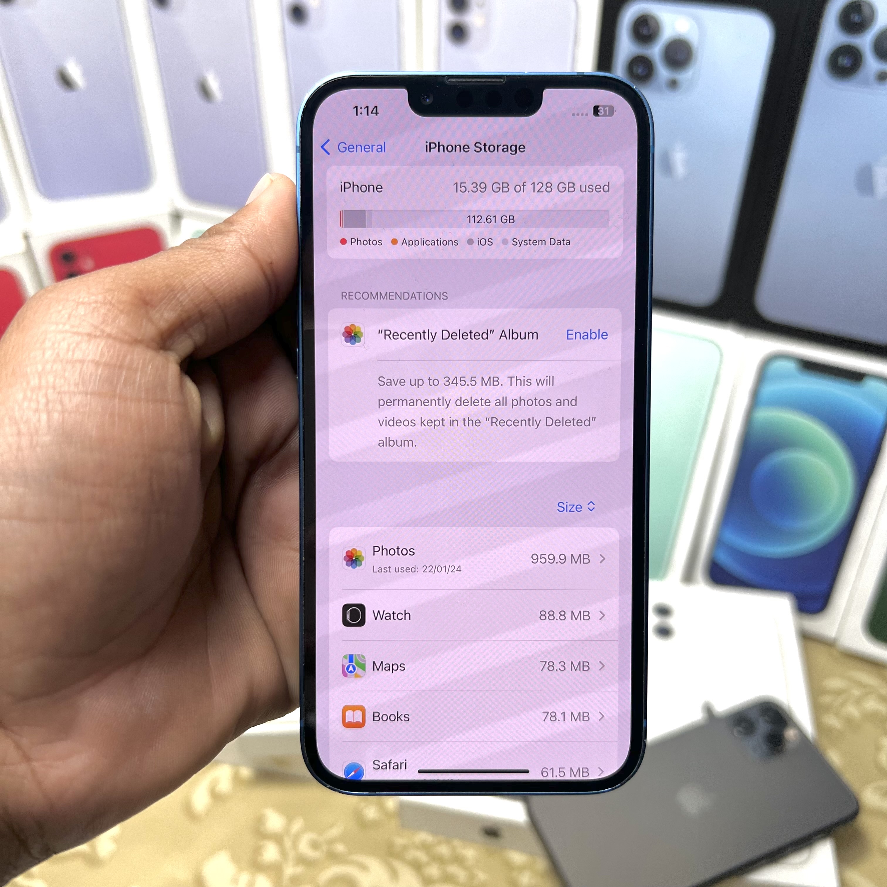 Iphone 13 ( 3 Months Warranty ) 128Gb