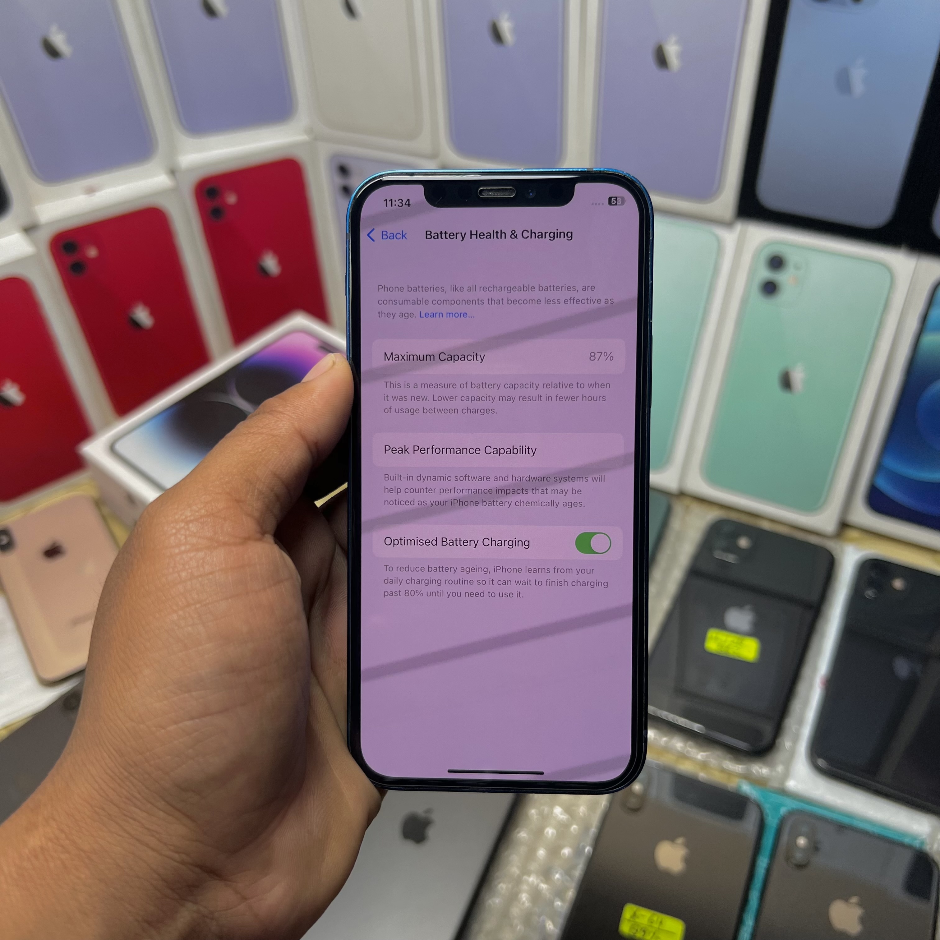 Iphone 12 128gb 87% Genuine Iphone - full Genuine Set ( Iphone In Nepal )