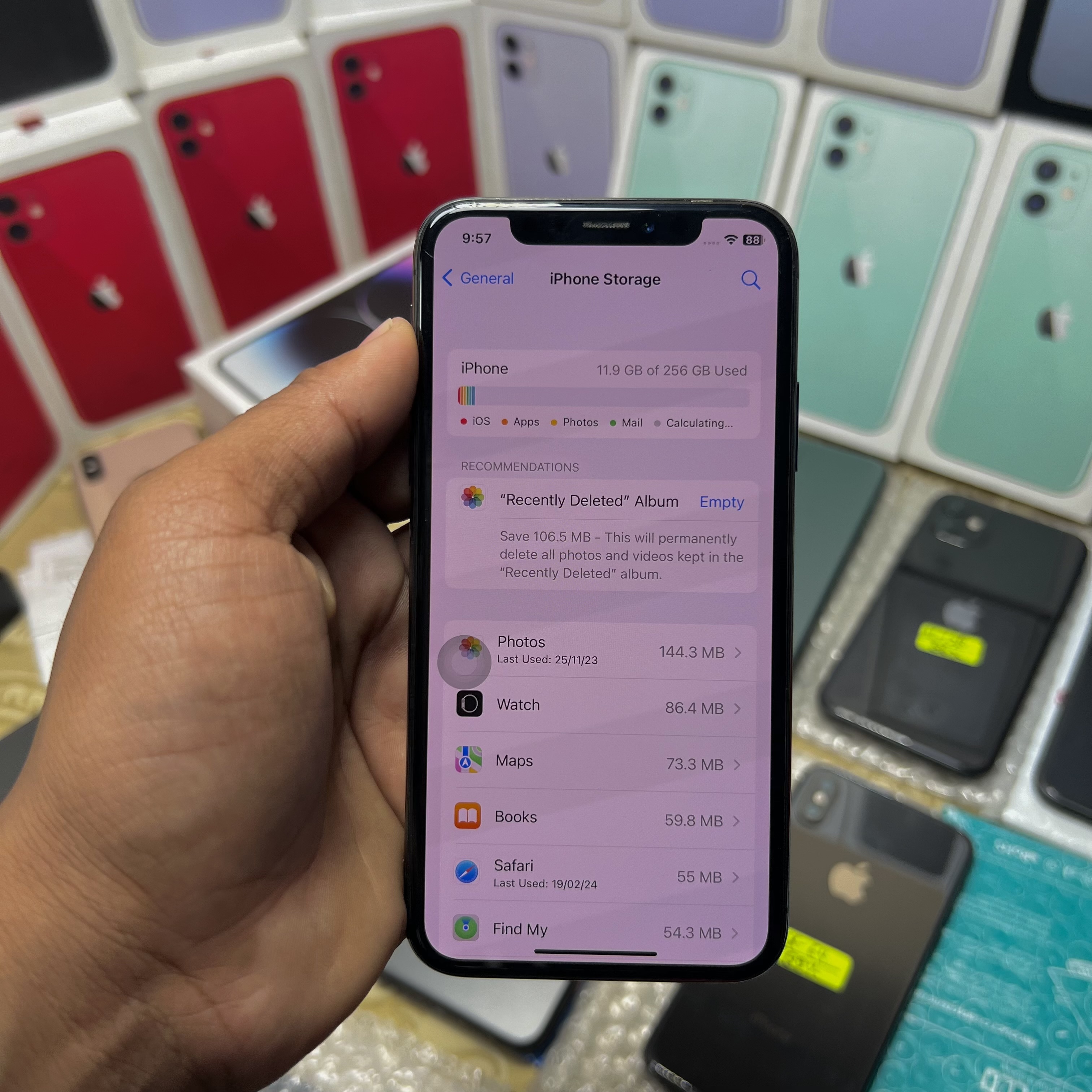 Iphone x 256Gb Black 100%