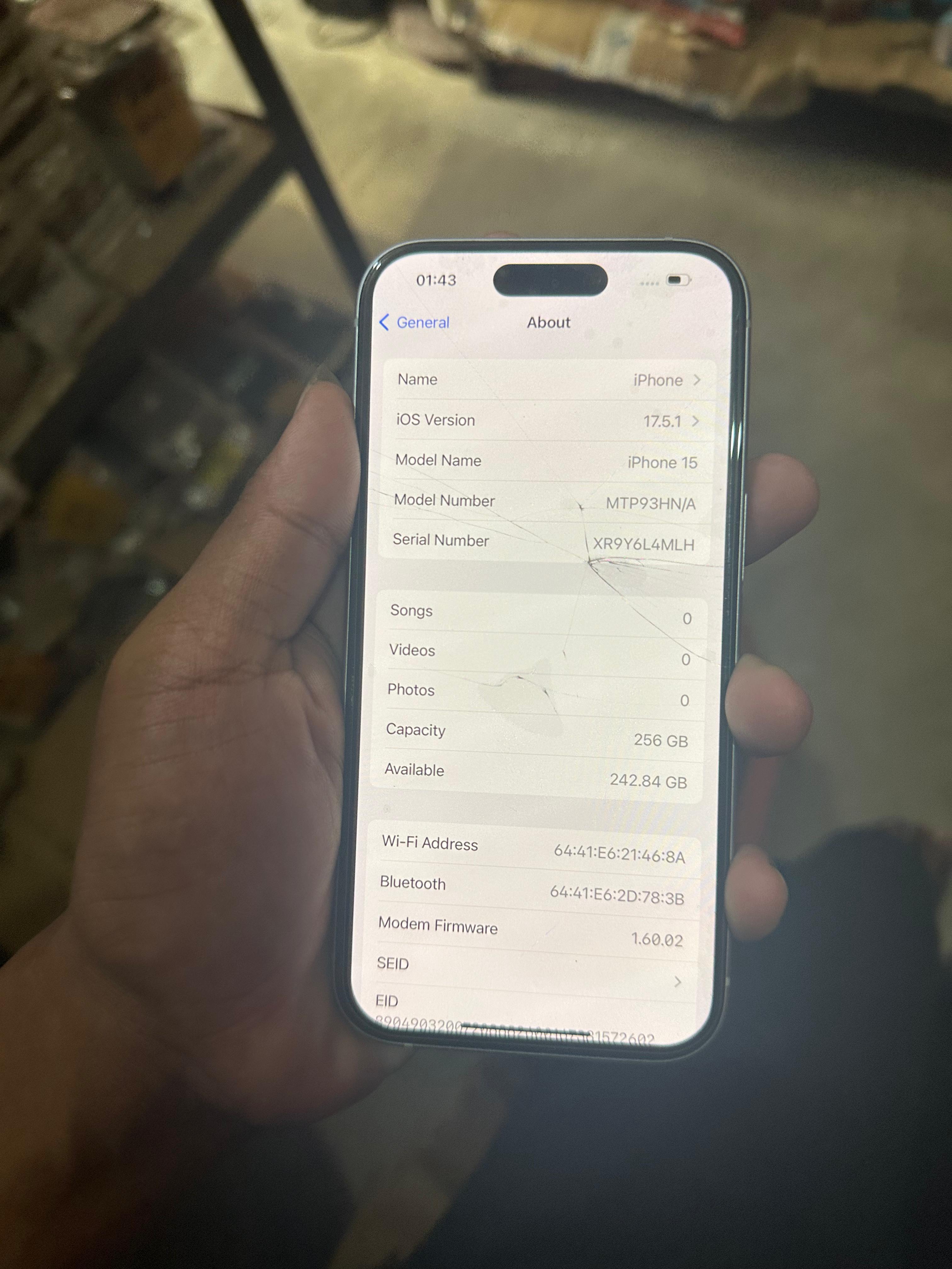 Iphone 15 - 128gb Genuine Set Price In Nepal Black Color