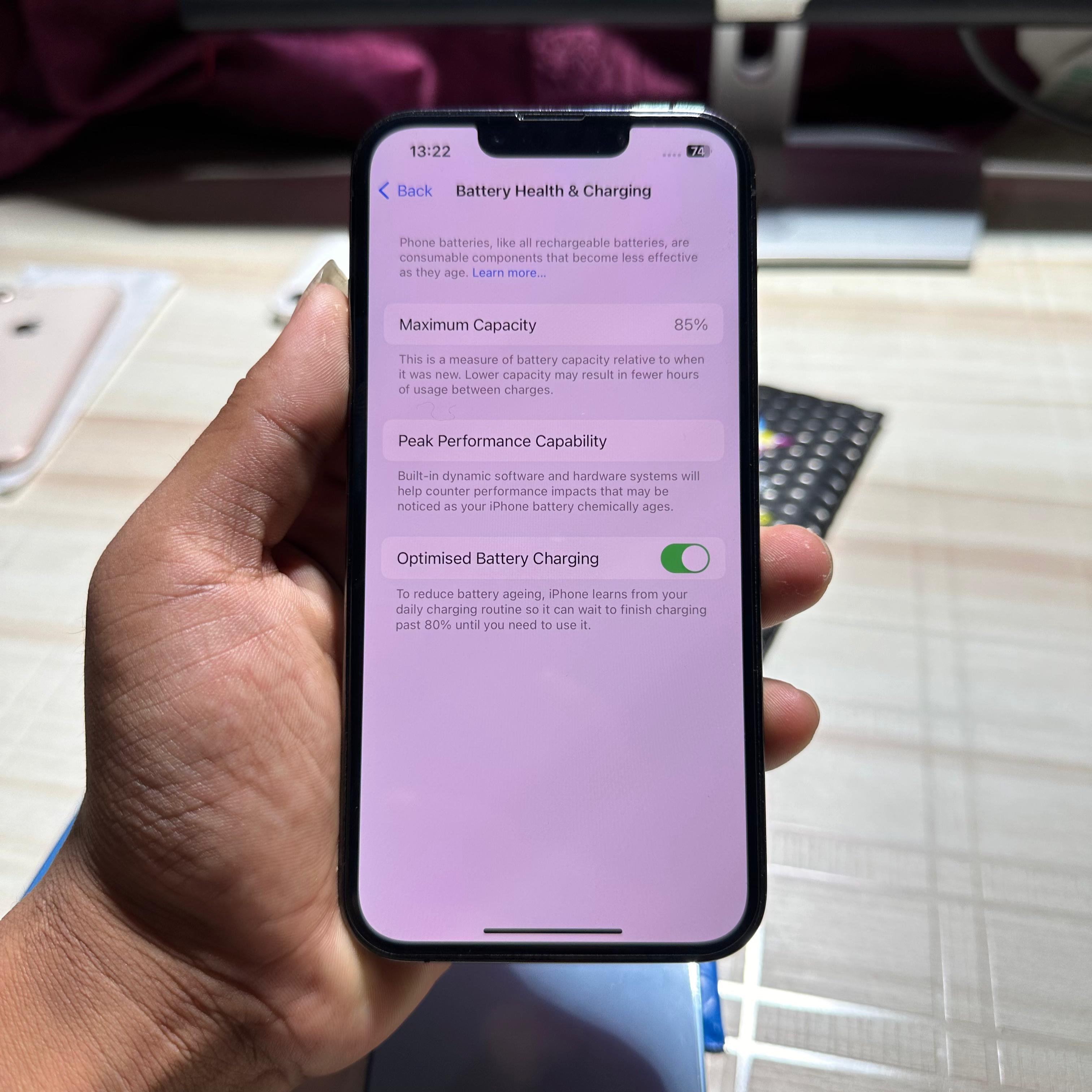 iPhone 13 Pro 128Gb 85%  Water Resistance 