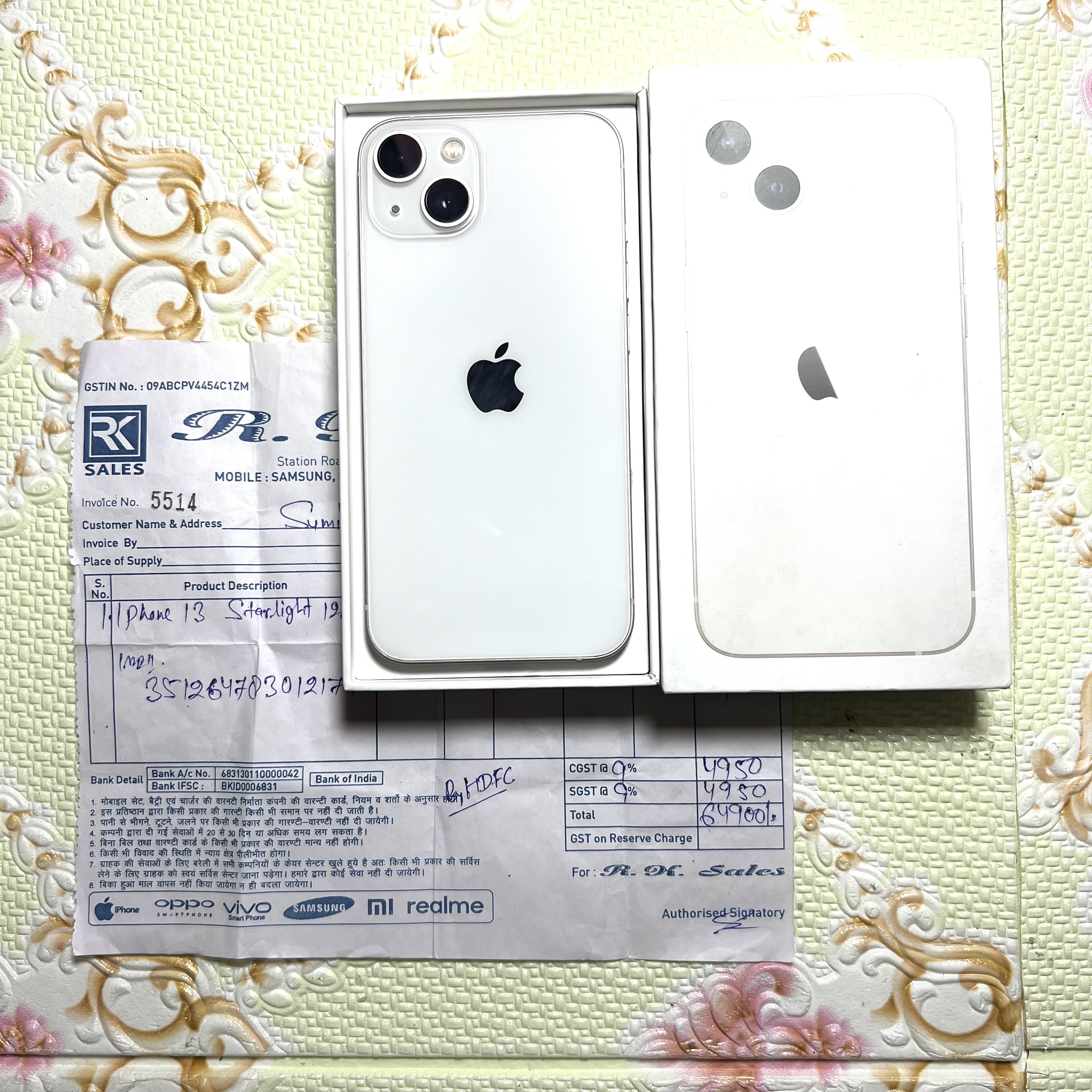 iPhone 13 128gb Full Genuine Set ( Iphone In Nepal )