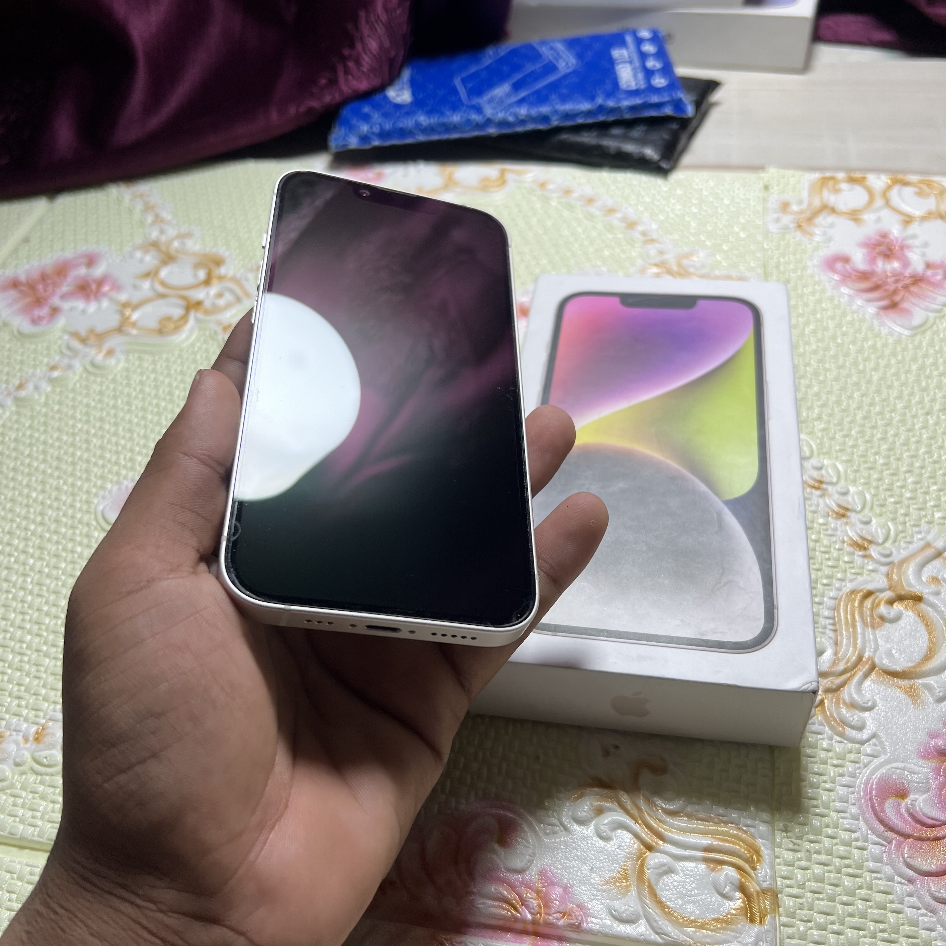 iPhone 14 128gb 10 Months Used Only - Dashain Offer Full Genuine Set ( Iphone In Nepal )