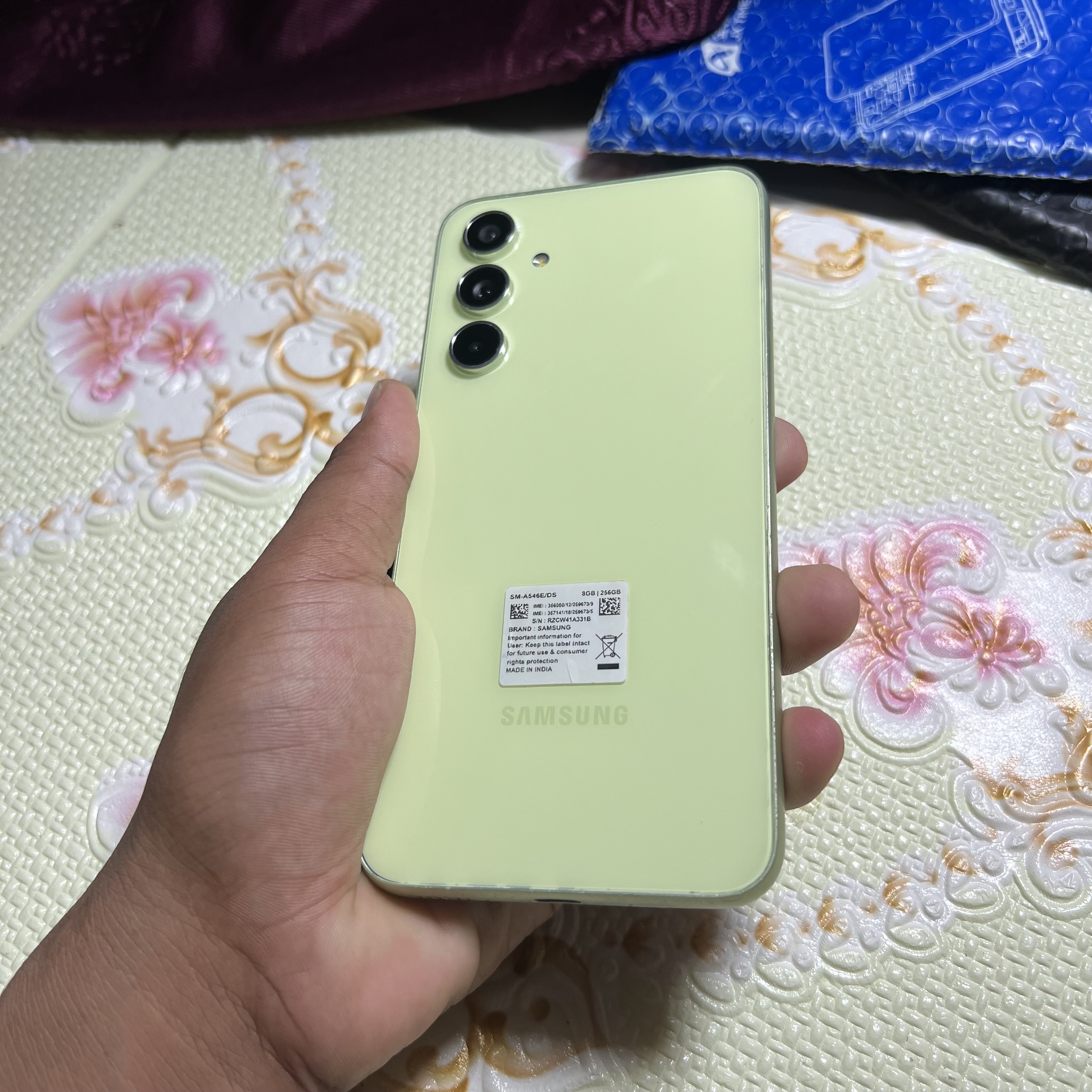 Samsung Galaxy A54 5G (8GB/256GB) 120Hz Super AMOLED Display Dashain Offer Full Genuine Set ( Phone In Nepal )