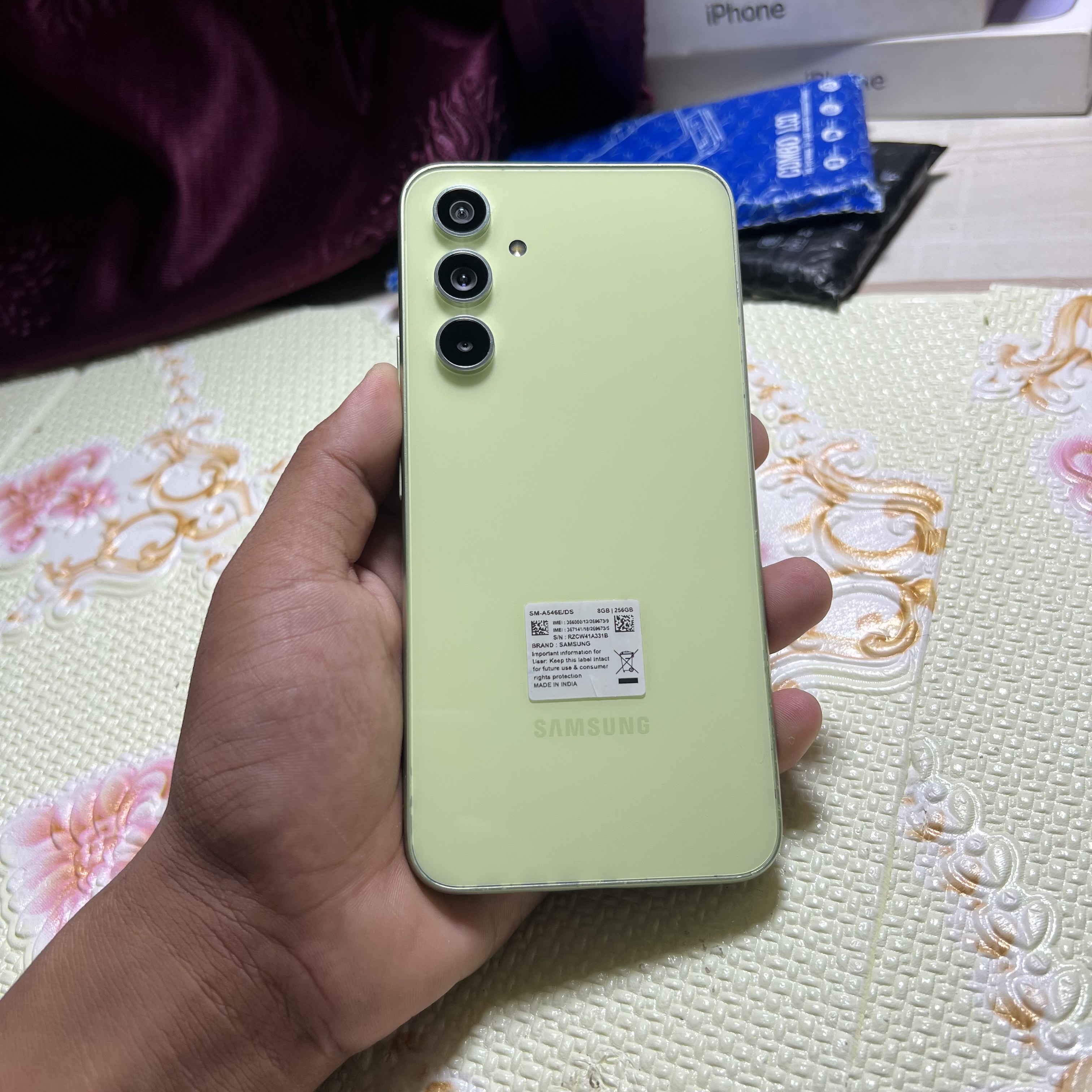 Samsung Galaxy A54 5G (8GB/256GB) 120Hz Super AMOLED Display Dashain Offer Full Genuine Set ( Phone In Nepal )