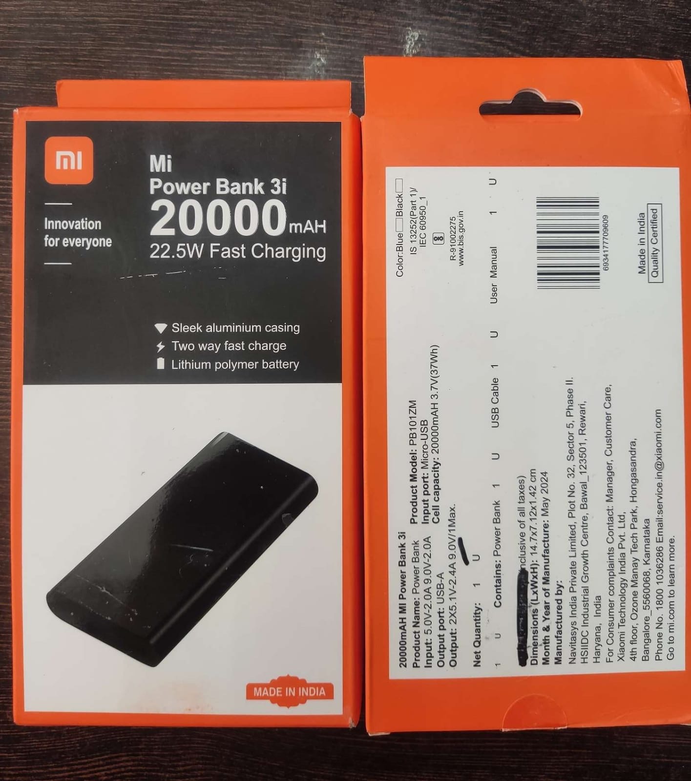 Mi 20000mAh PowerBank 