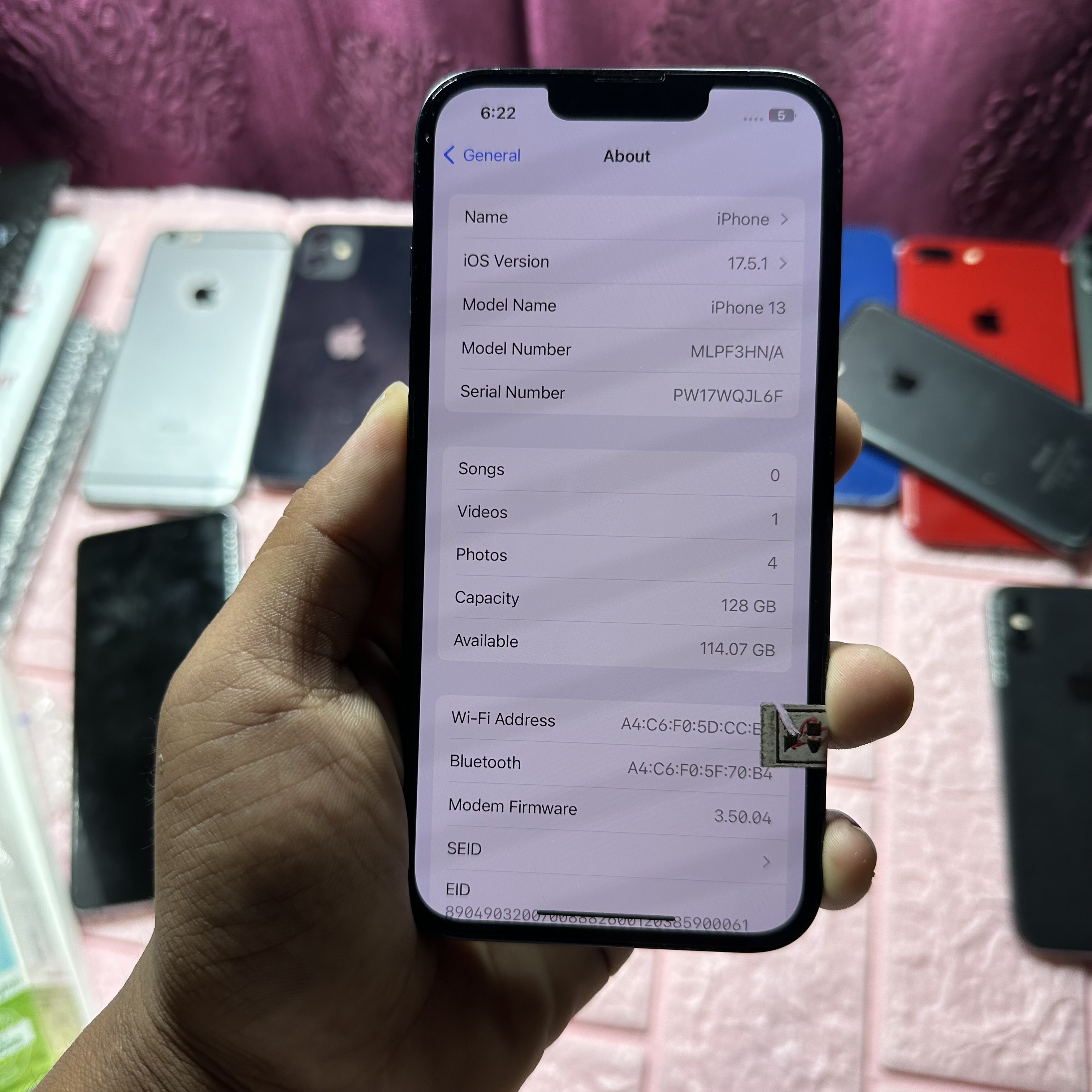 Genuine iPhone 13 - 128Gb Only For Nepal Genuine set