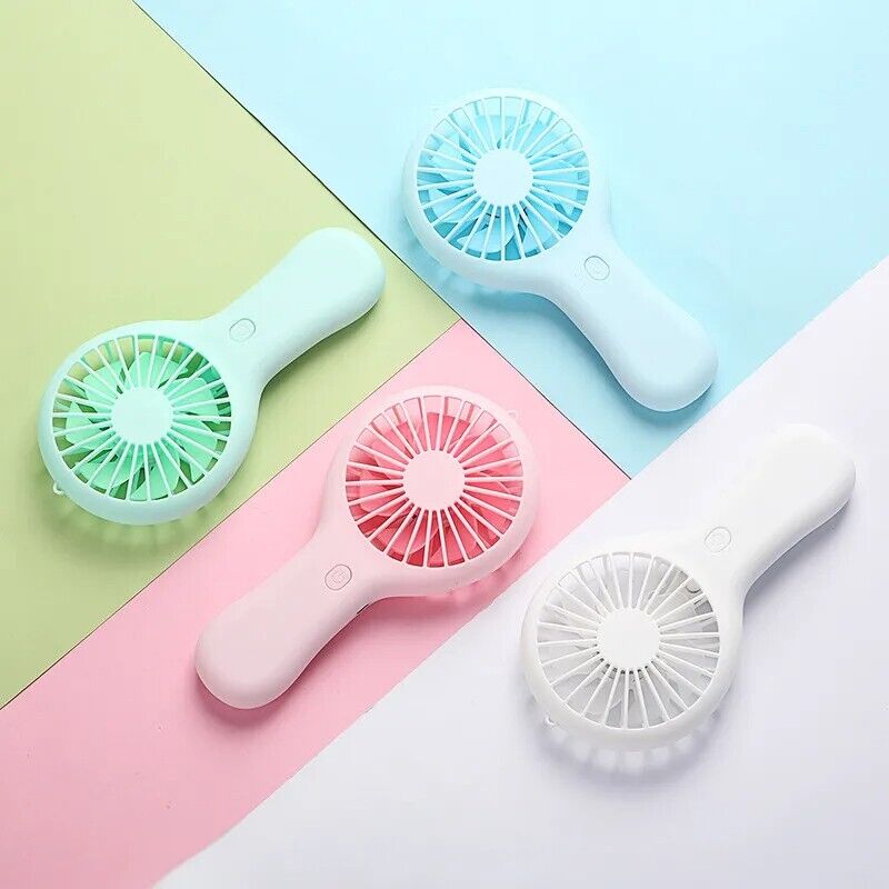 Handheld Mini Fan Portable USB Charging Convenient Small Fans Pocket Hand-held Bes For Travel
