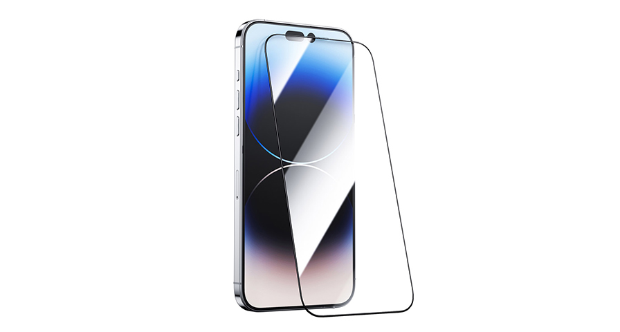 Amo Store Self-Apply HD Clear Tempered Glass | 0.33mm EasyApp Screen Protector for iPhone 16/15/14/13 Pro &amp; Pro Max Updated Product Description (with self-apply focus):