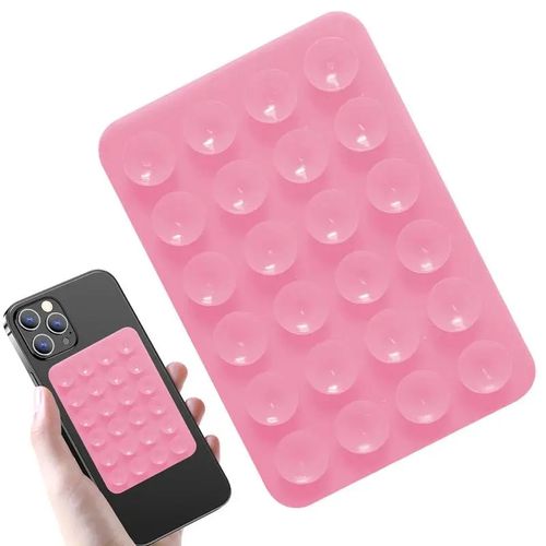 Universal Silicone Suction Phone Grip and Stand | Hands-Free Fidget Holder for iPhone & Android | Versatile Selfie & Video Aid