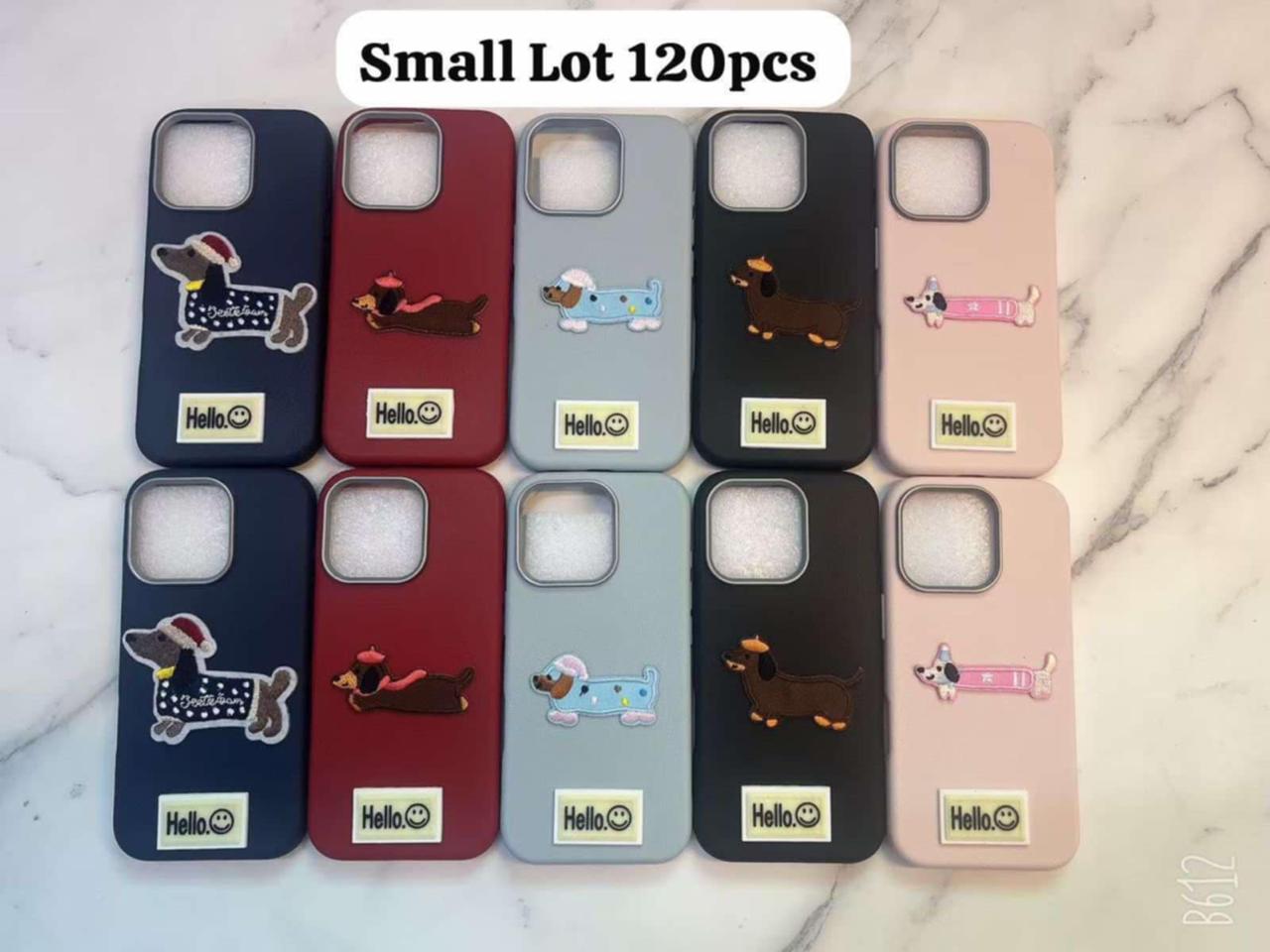 Fashion Cute Smile Macaron Puppy Cartoon 3D Dachshund Case Compatible for IPhone 16 15 11 13 14 12 Pro Max XR 16 14 15 Plus X XS Max Luxury Soft Tpu Cover