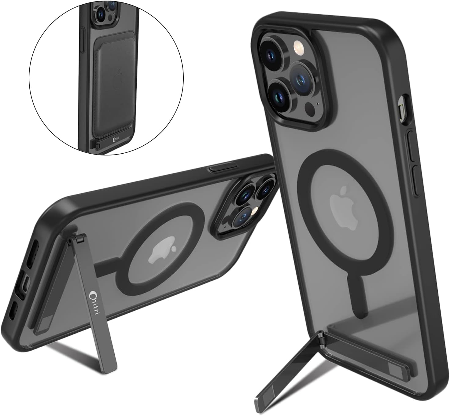 iphone 14pro  double stand cover