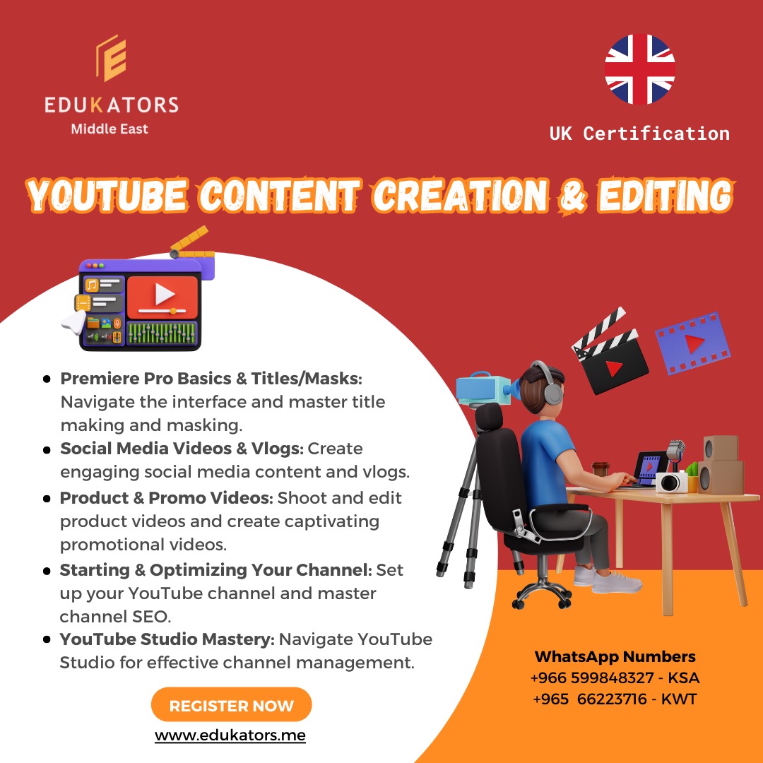 YouTube Content Creation & Editing for Kids