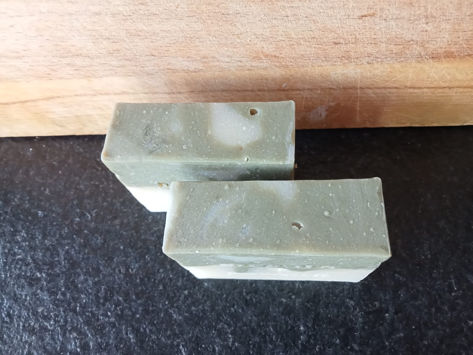 Groene klei-Citroengras zeep