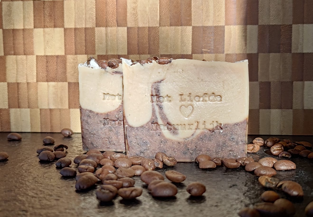 Koffie scrub zeep