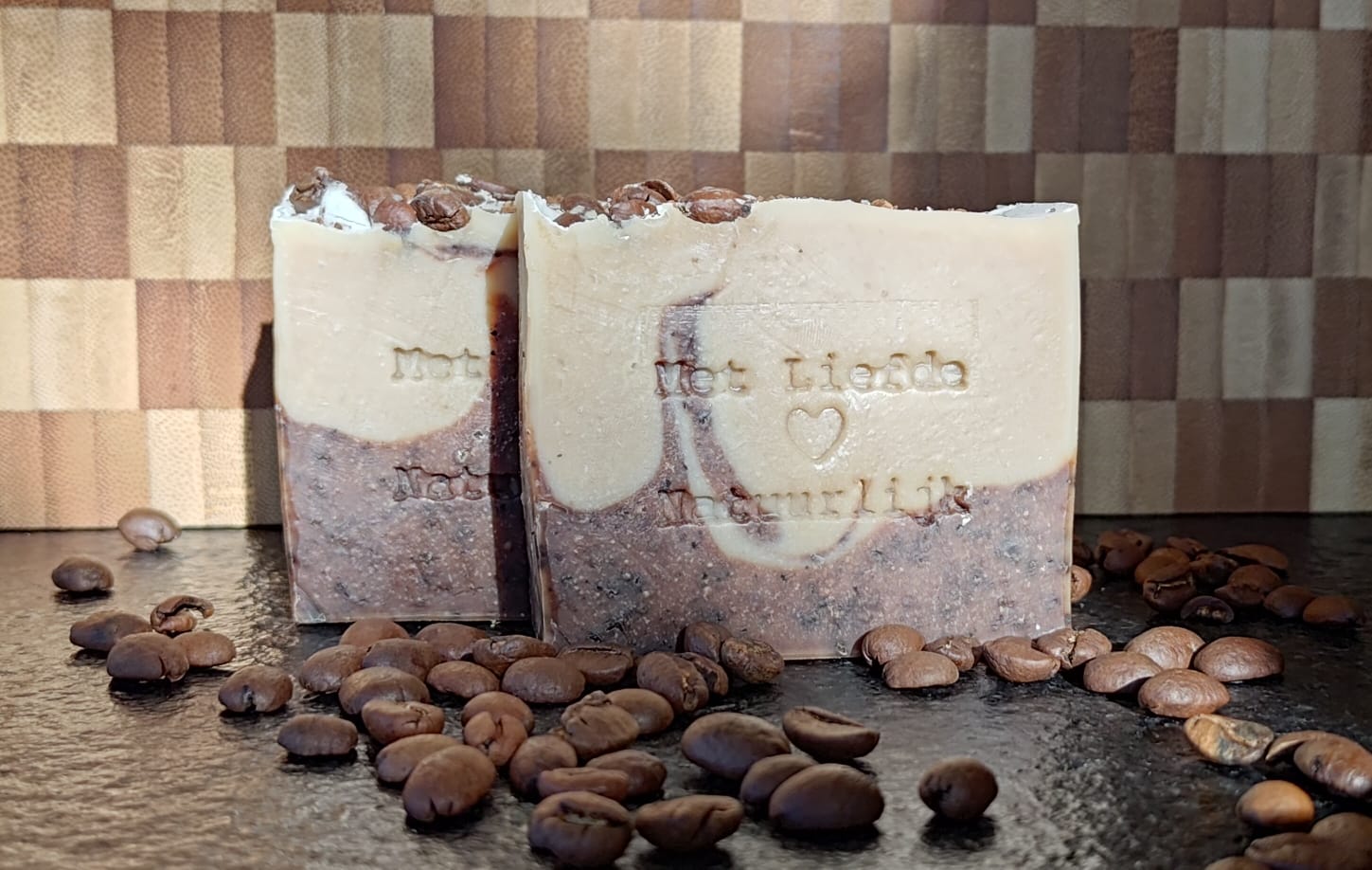 Koffie scrub zeep