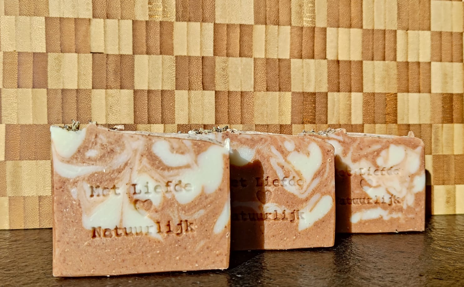 Franse rode klei-Lavendel zeep