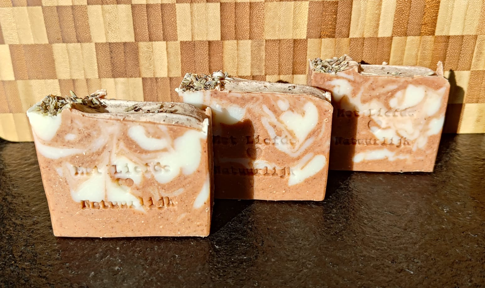 Franse rode klei-Lavendel zeep