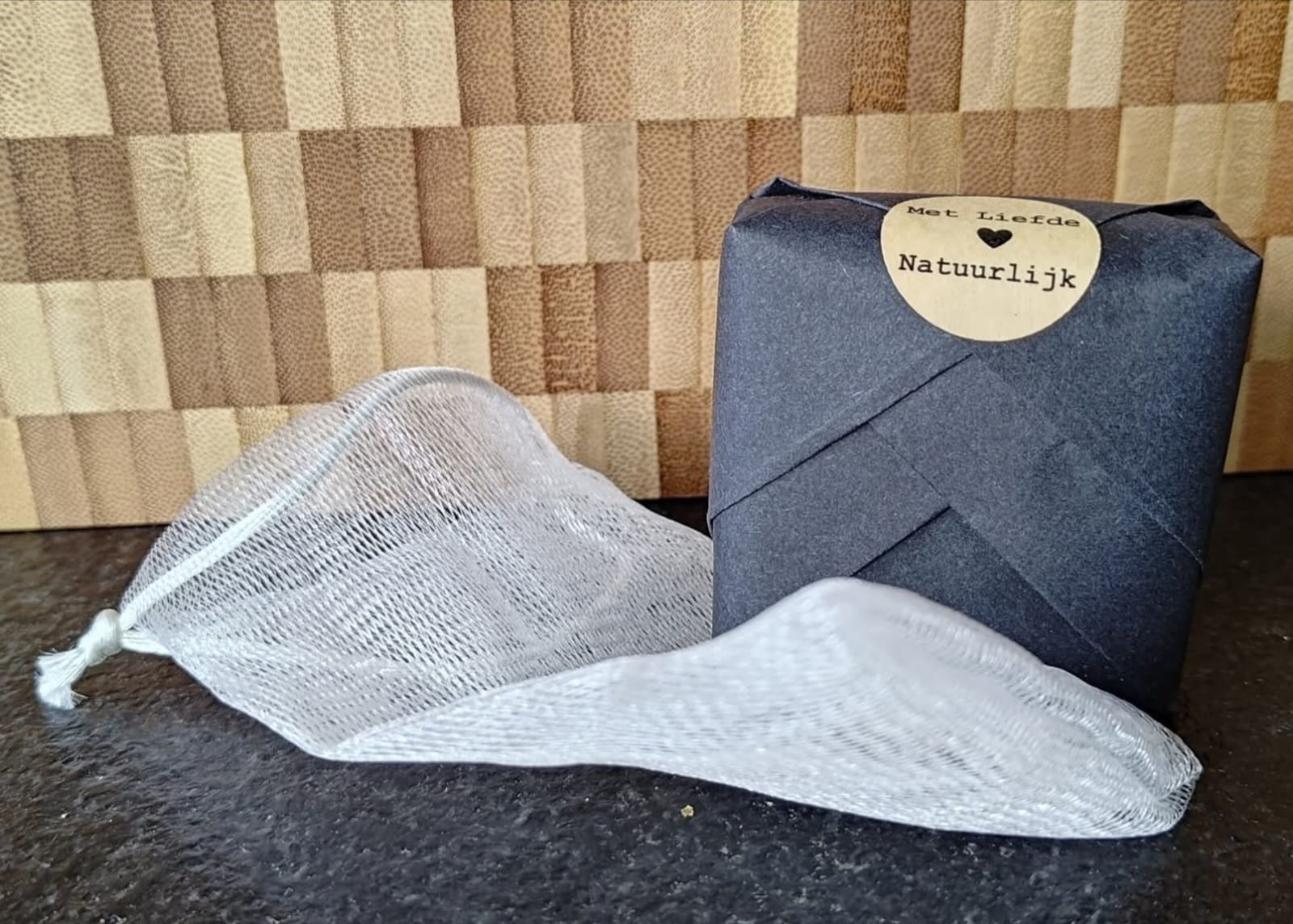 Zakje voor shampoo bar 