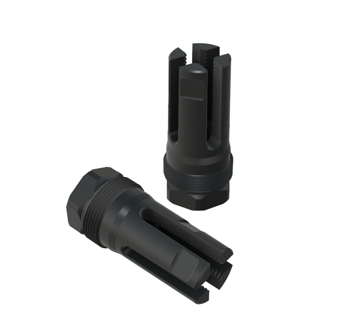 4-Prong Flash Hider (5/8-24) Plan-B Suppressor Mount