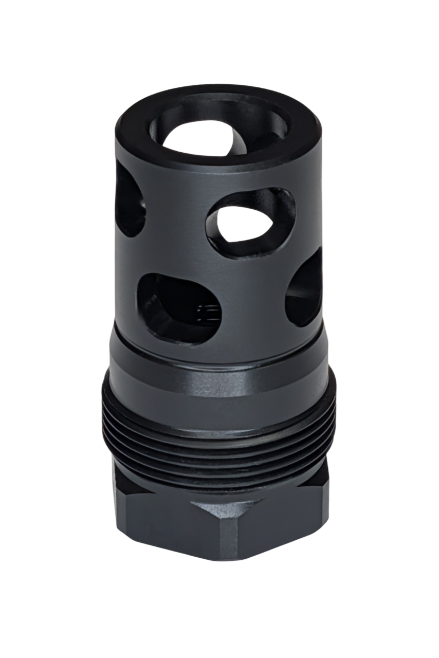 Compact Muzzle Brake (5/8-24, 45 cal) Plan-B Suppressor Mount