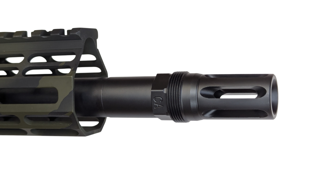 13.7 P&W Extended Flash Hider (1/2-28) Plan-B Compatible Suppressor Mount