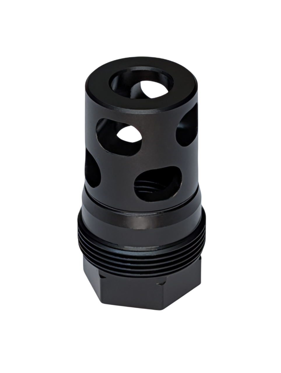 Compact Muzzle Brake (1/2-36, 9mm bore) Plan-B Suppressor Mount