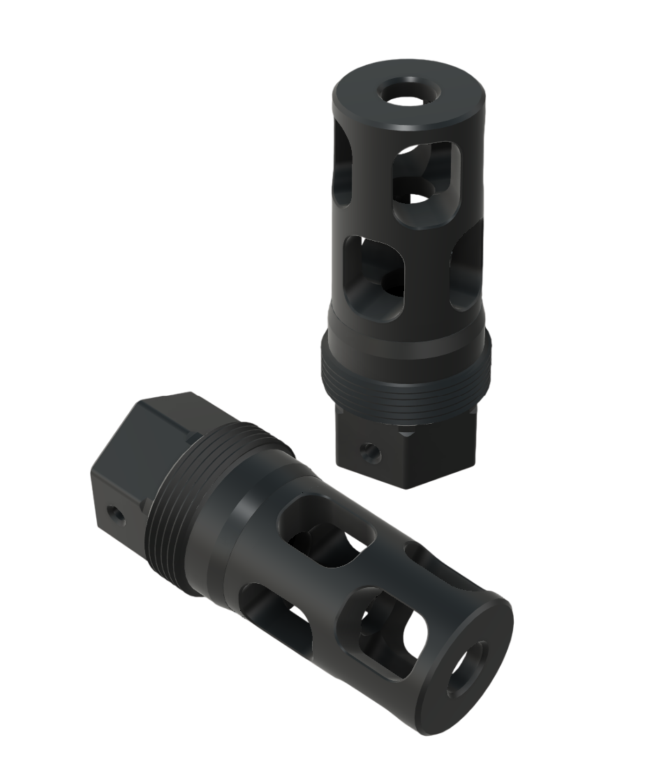 Muzzle Brake (1/2-28) Plan-B Suppressor Mount