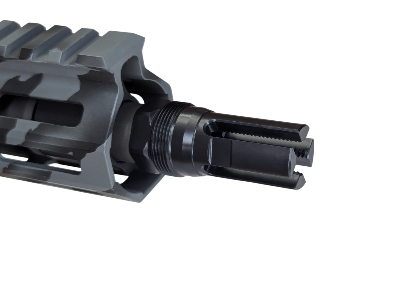 4-Prong Flash Hider (5/8-24) Plan-B Suppressor Mount