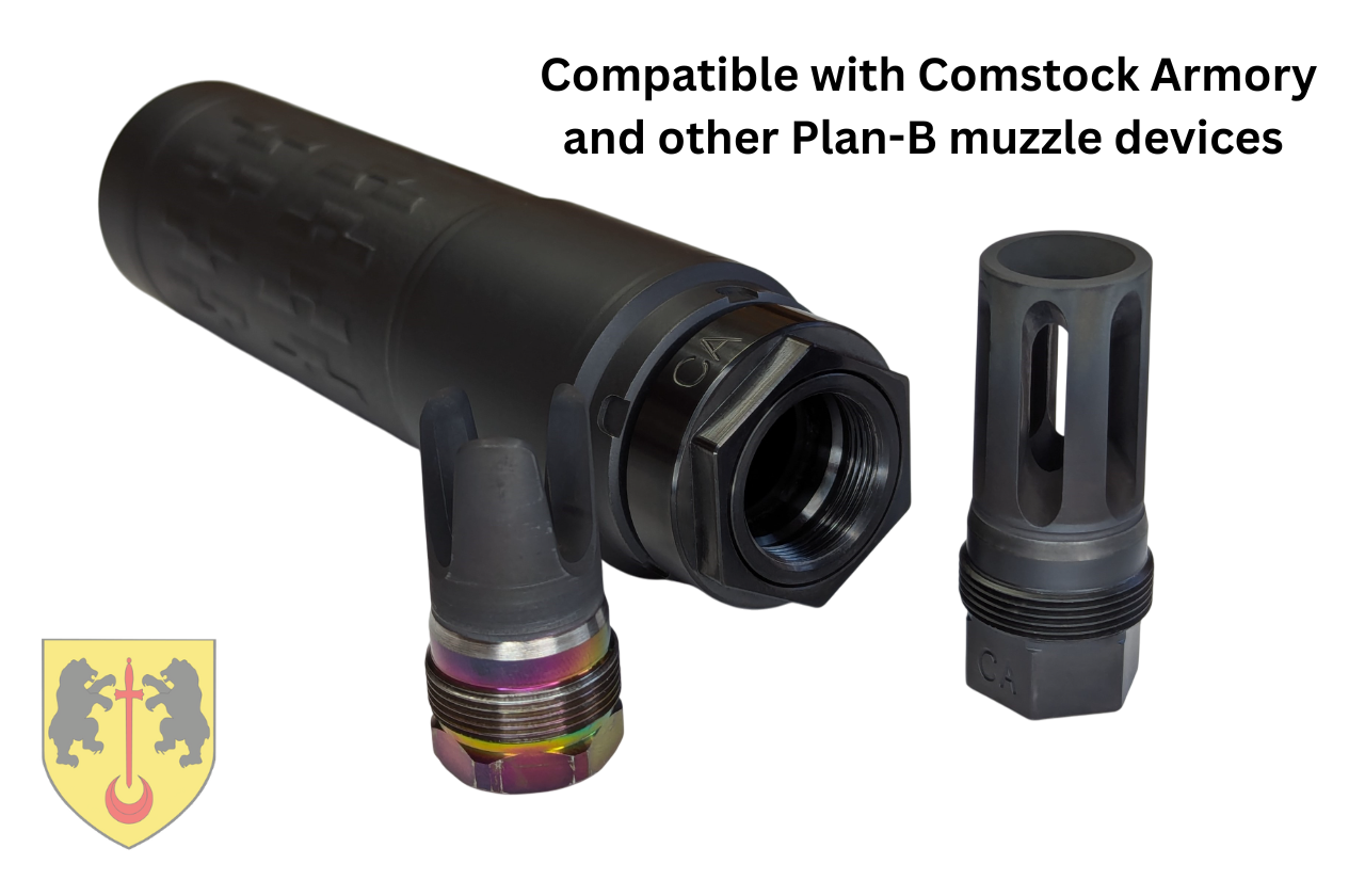 Charlie Pattern - Titanium Low Profile Adapter (LPA) Plan-B Suppressor Adapter